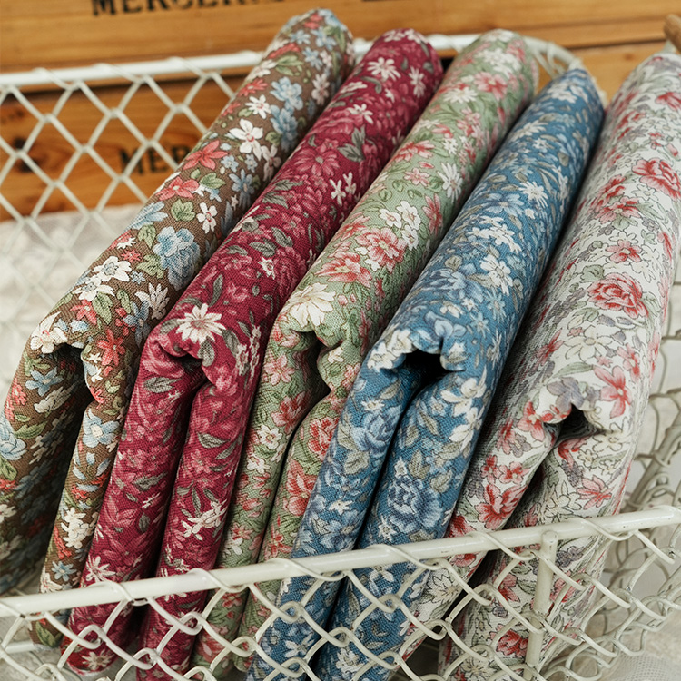 韩国进口印花布—日暮秋风