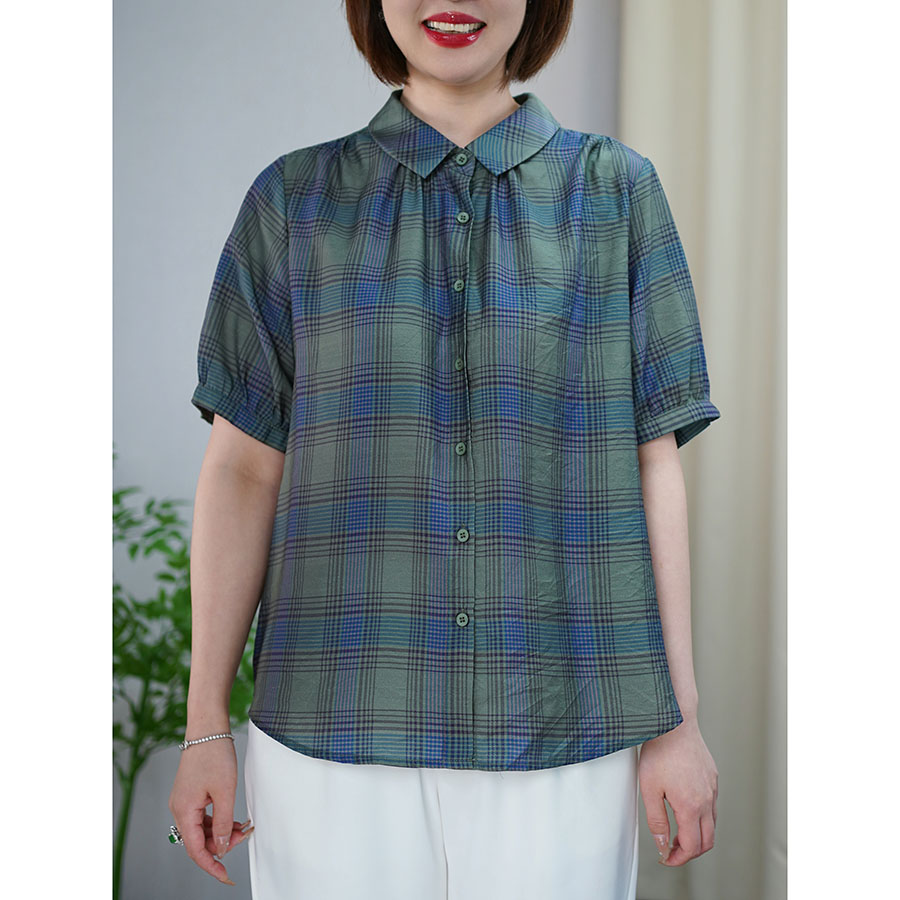 高级感百搭显瘦小衫气质温柔漂亮衬衣洋气减龄上衣微胖mm大码女装