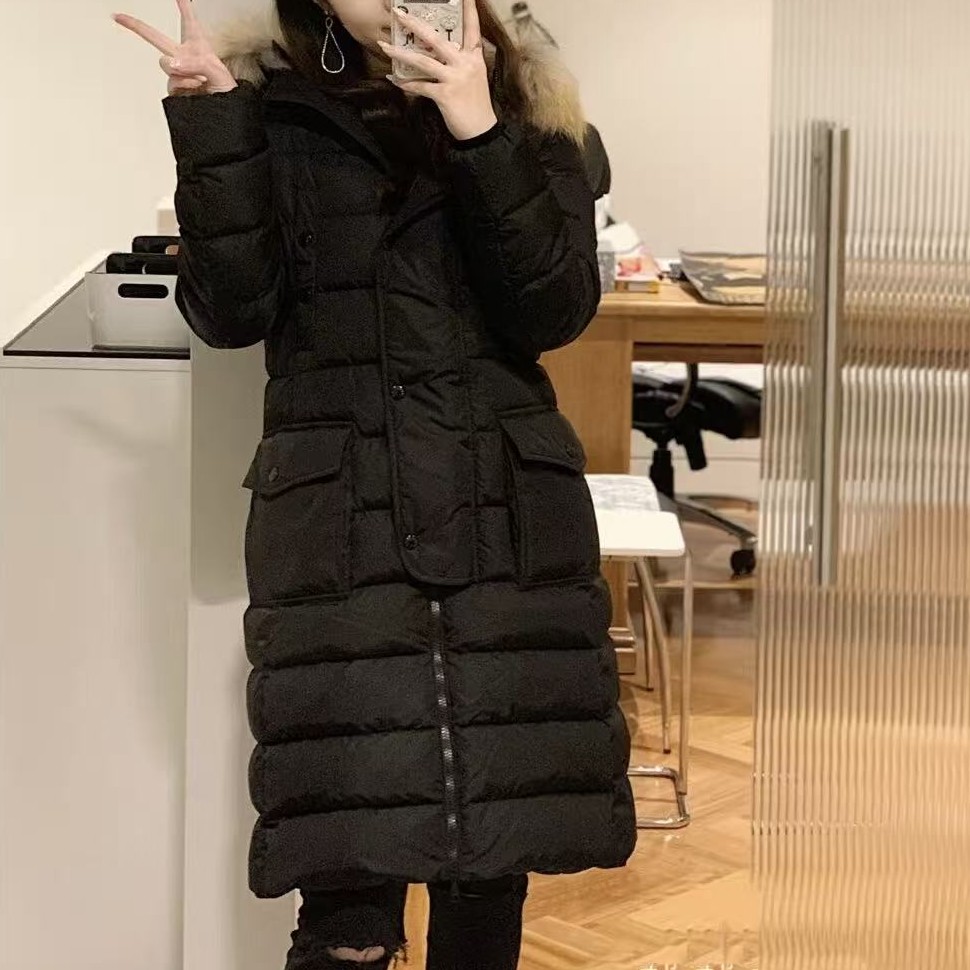 99新 MONCLER Y3311 99新 moncler蒙口中长款羽绒服 0码