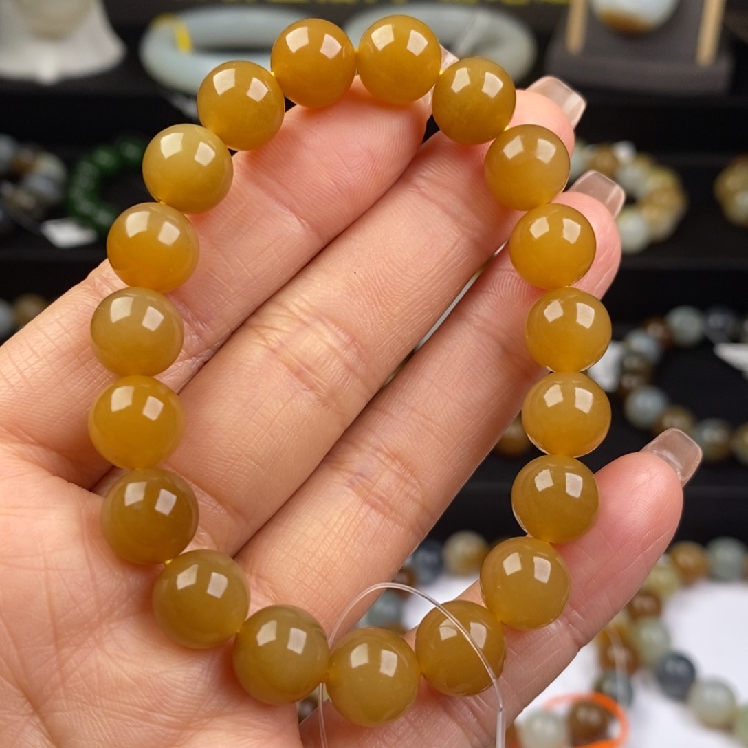 和田玉手串未镶嵌