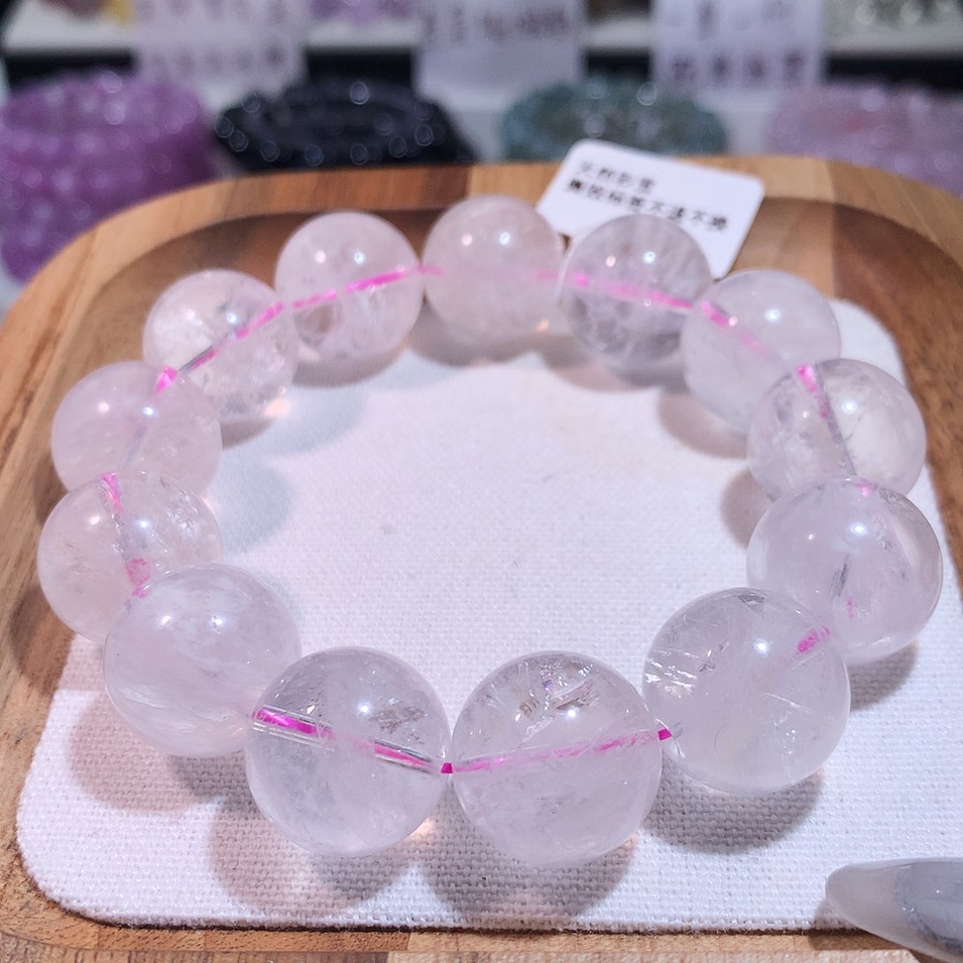 未镶嵌手链水晶雪花幽灵17mm