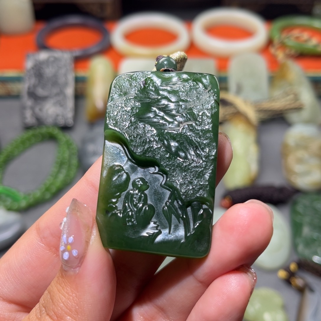 和田玉挂件未镶嵌