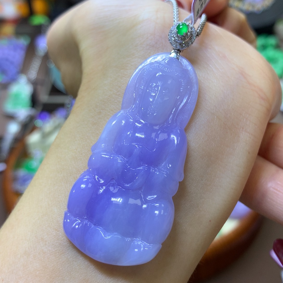 【闪购商品】翡翠颈饰18K金镶嵌翡翠