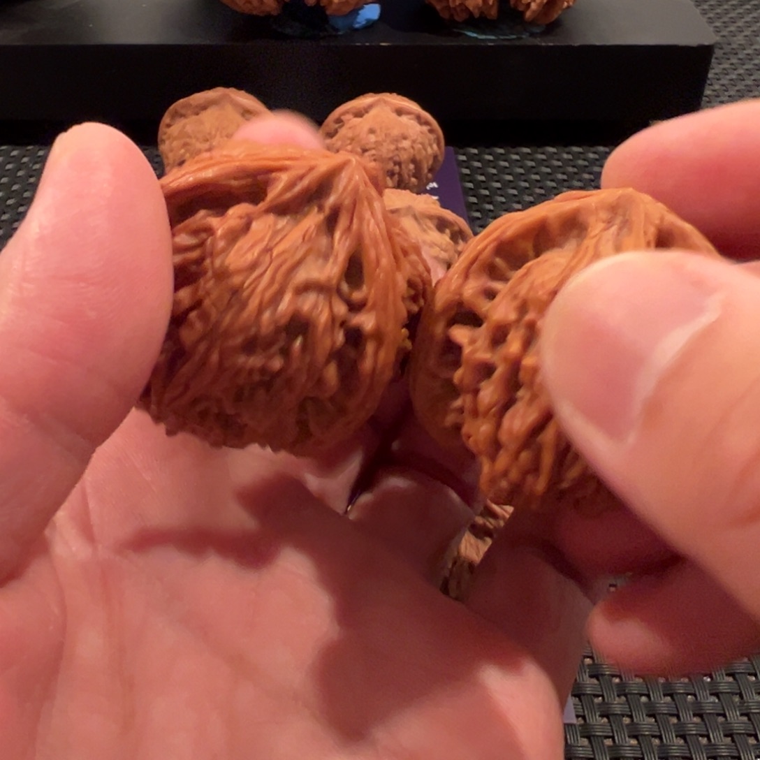 老***五文玩核桃把件玉龙41