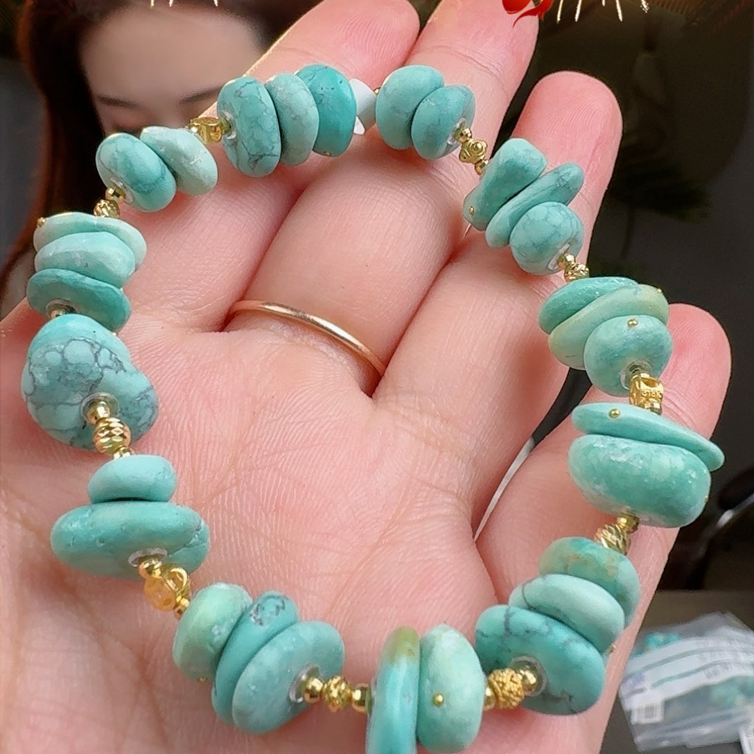 绿松石珠宝奇石未镶嵌