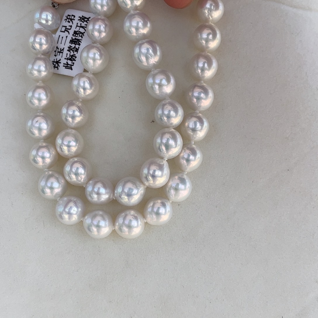 淡水珍珠银S925镶嵌颈饰10