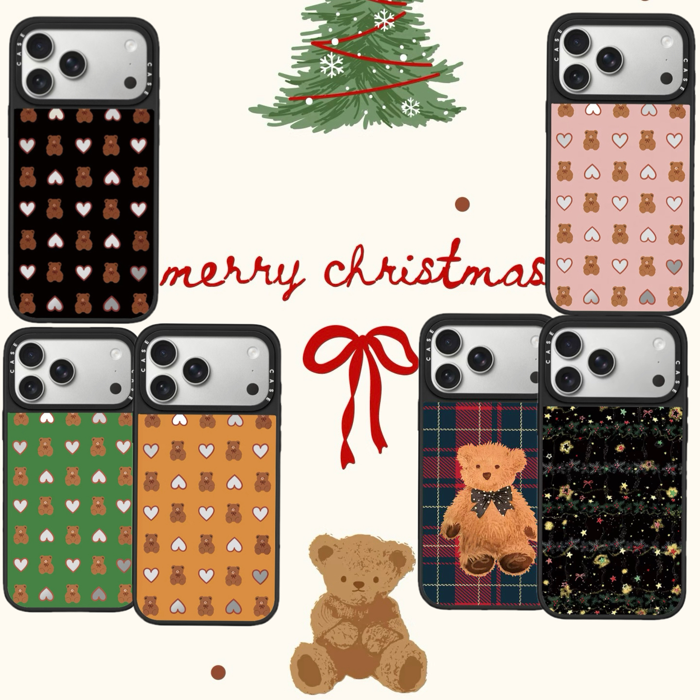 【爱心小熊】case潮牌超高版本质量适用于苹果全系列手机保护壳