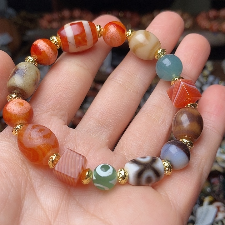 玛瑙/玉髓未镶嵌手链