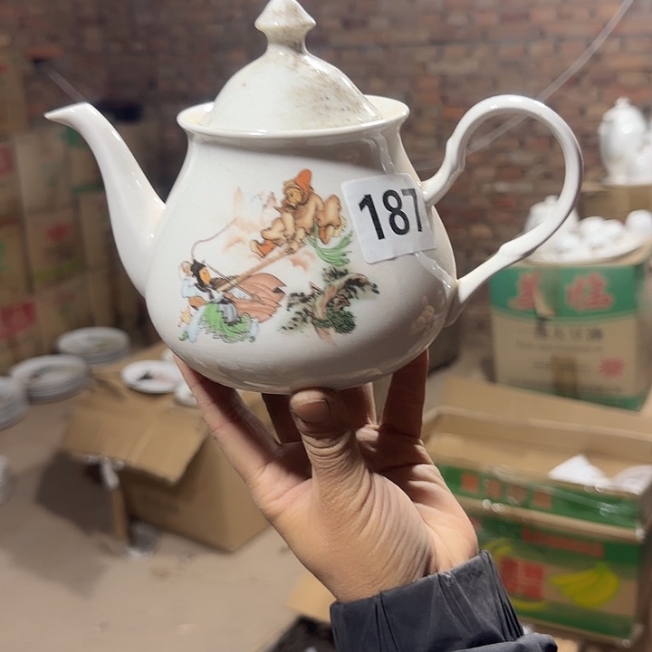 库存瓷片三打白骨精