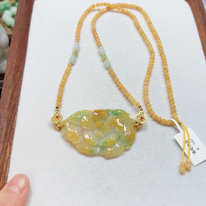 翡翠颈饰未镶嵌吊坠