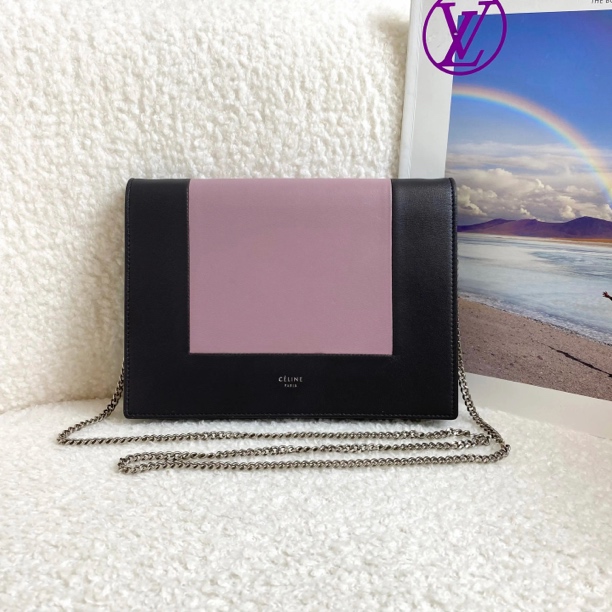 99新 Celine/思琳 拼色小号链条包 /89567536/代卖服务/12期