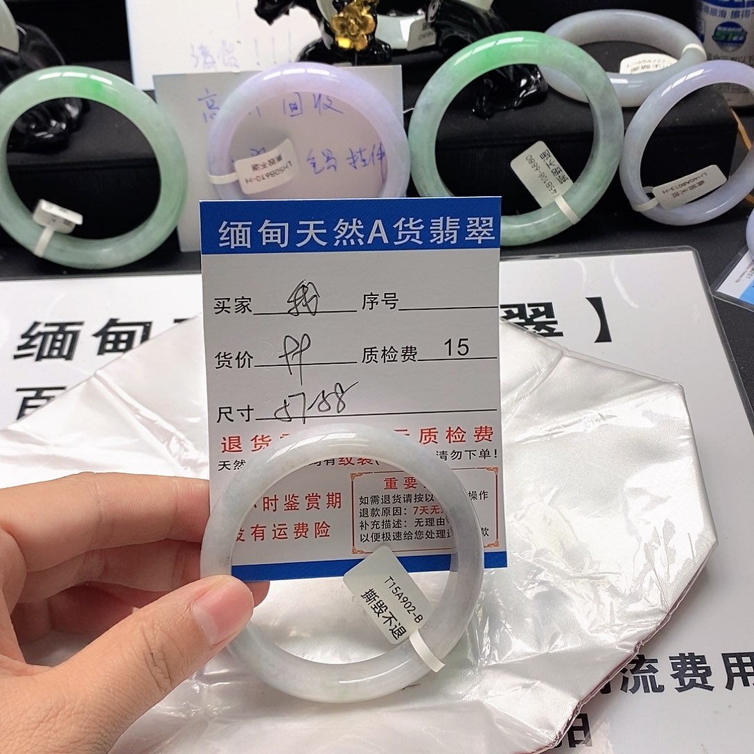 我***飞翡翠未镶嵌手镯翡翠手镯