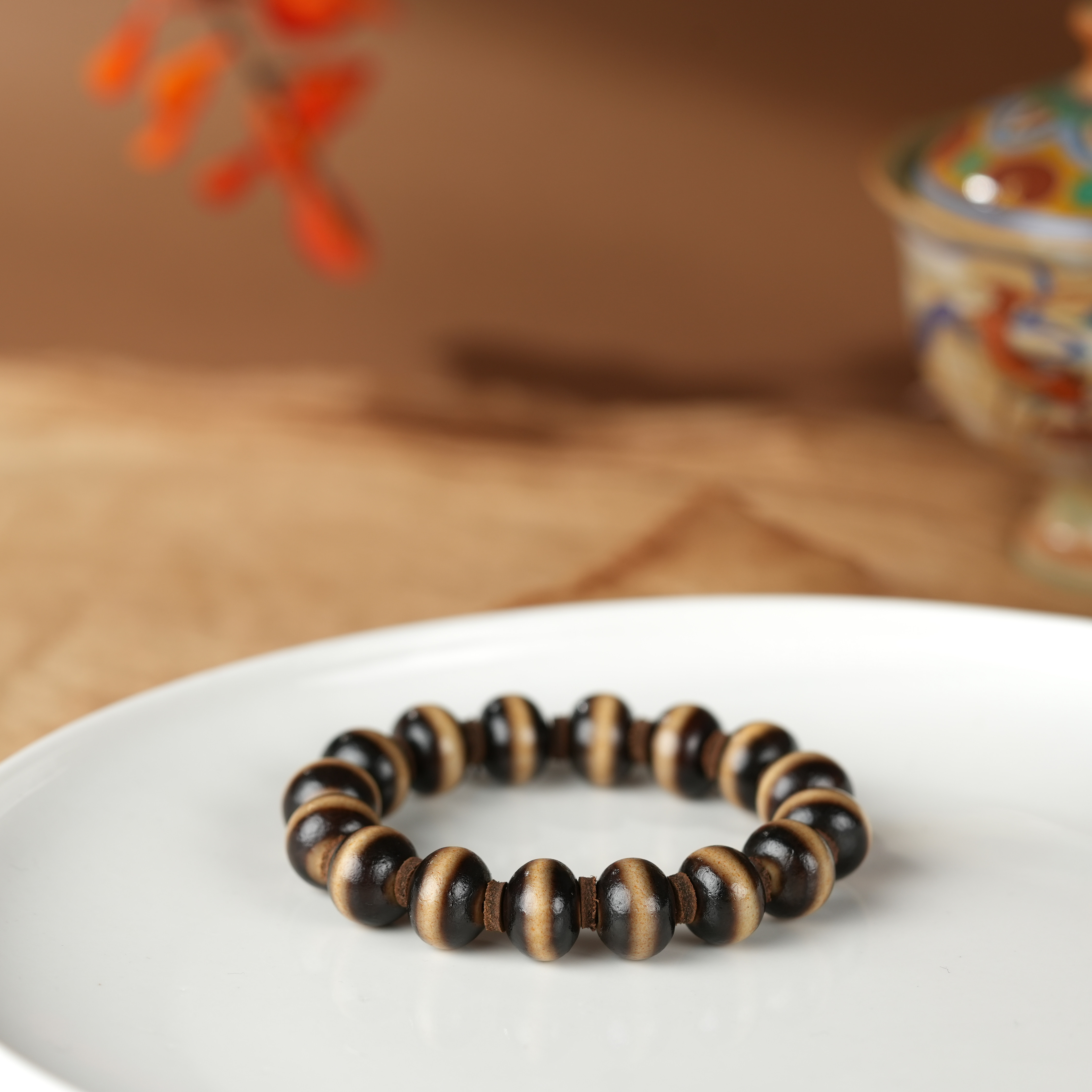 壹加林妹妹 | 玛瑙上肯药师手串多样性发其一