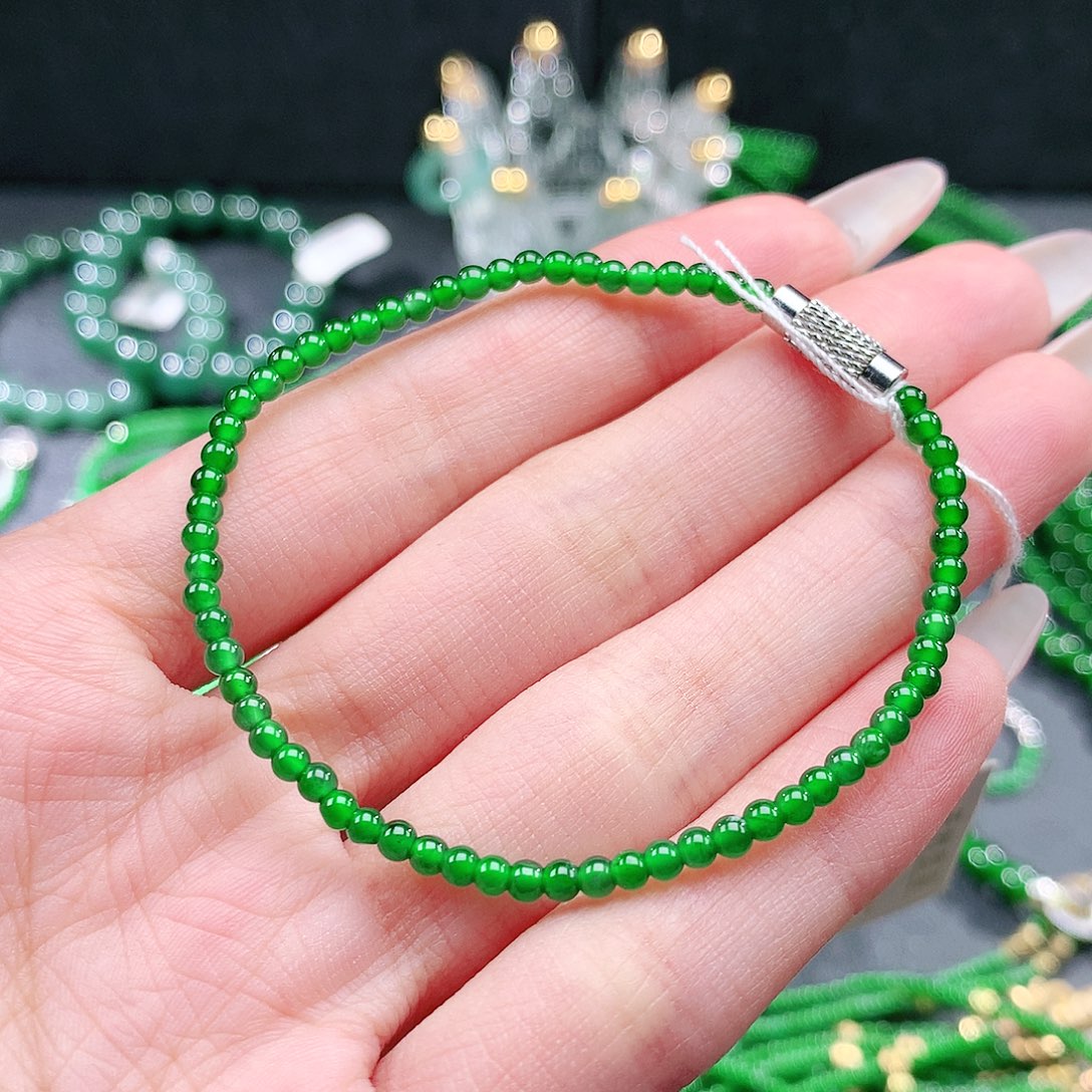 翡翠未镶嵌手链手链