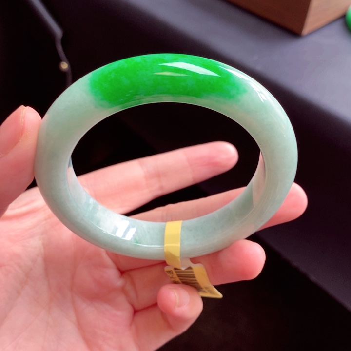 朗***者未镶嵌手镯翡翠翡翠