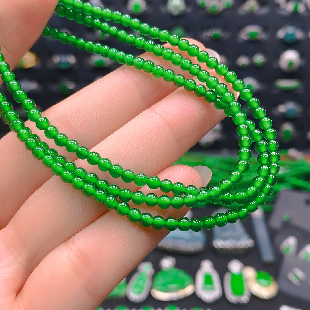 翡翠未镶嵌吊坠(不含链)项链3