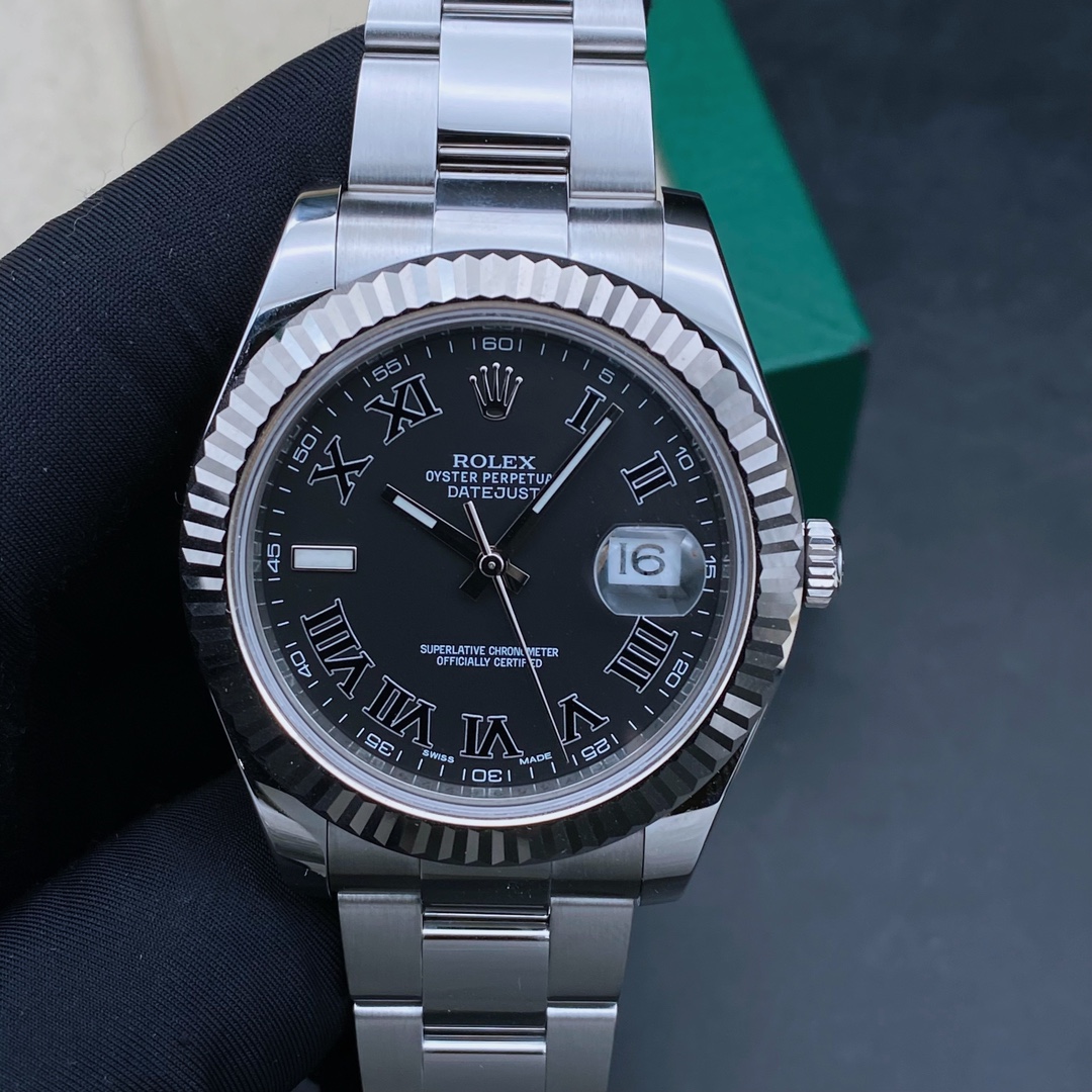 99新 Rolex/劳力士 日志116334男表/自动机械/表径41/12年全套
