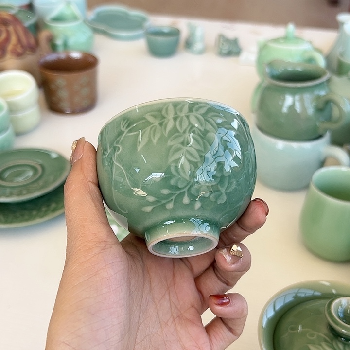 小米茶器龙泉青瓷