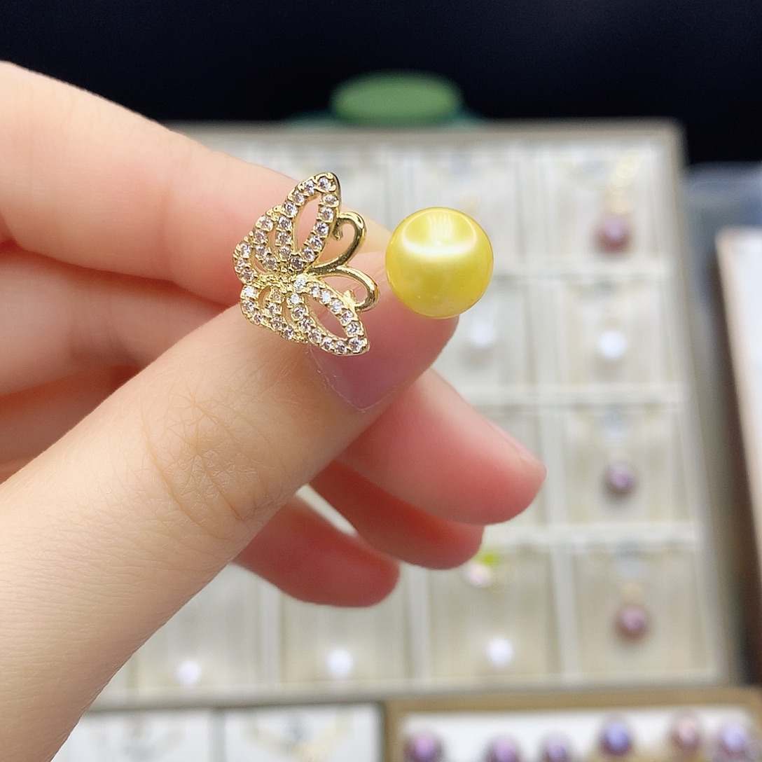 淡水珍珠颈饰合金