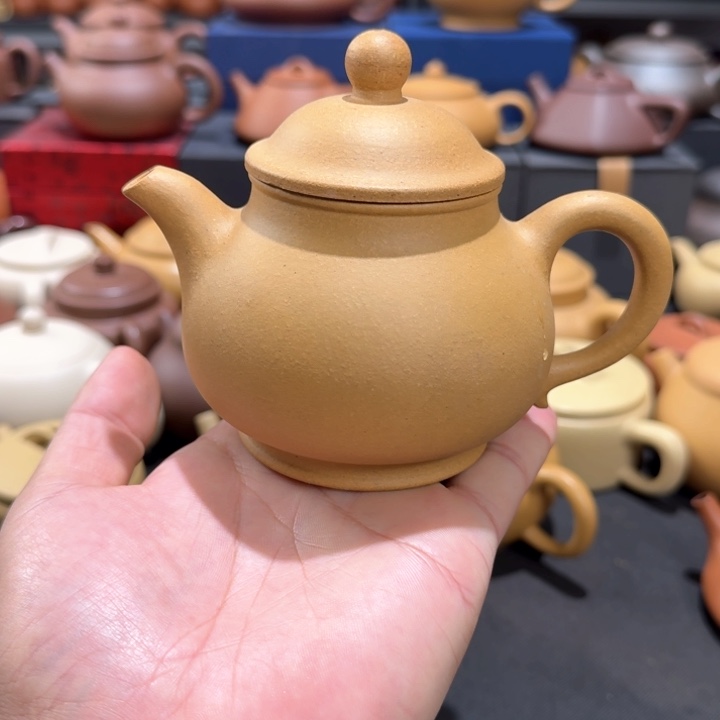 茶壶紫砂黄金段潘壶260cc