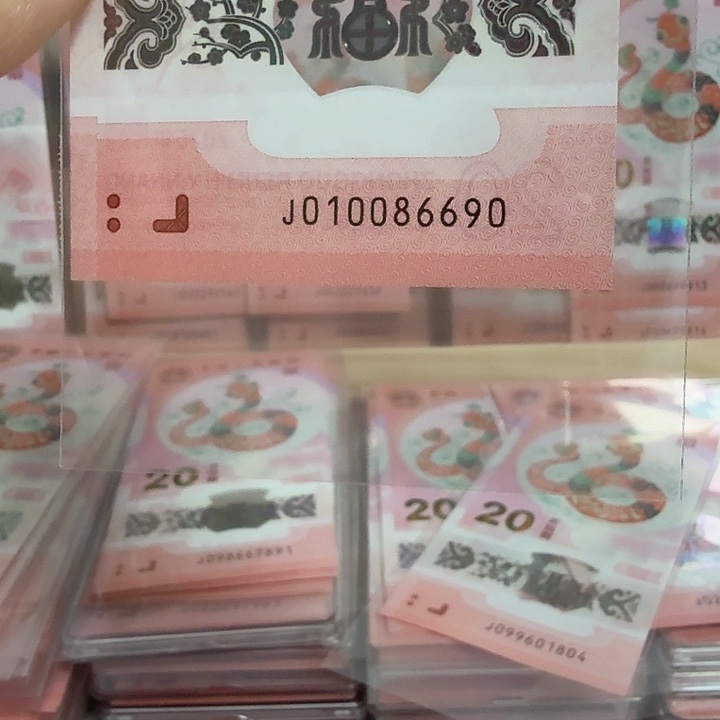 塑料小蛇钞号码010086690
