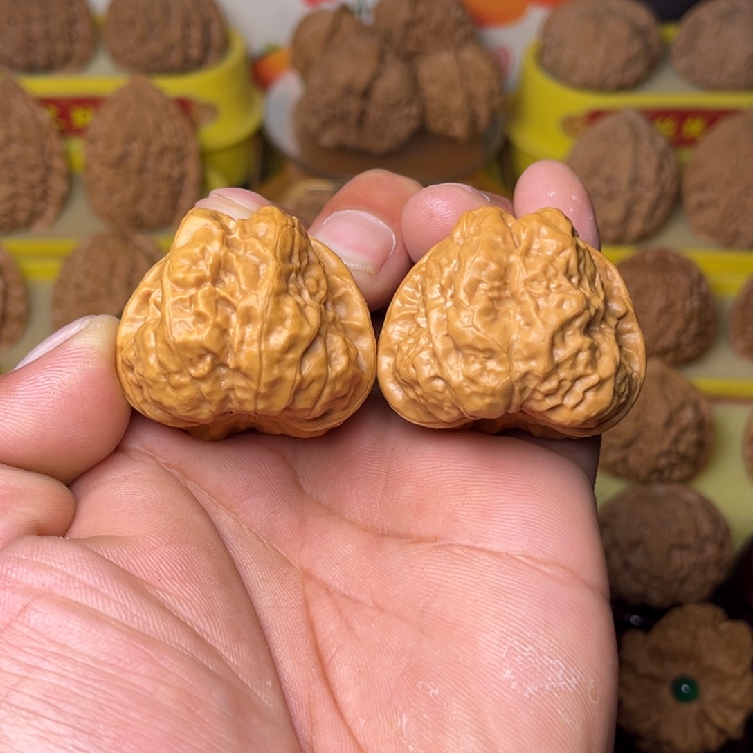 把件文玩核桃文玩核桃把件41尺蛤蟆头