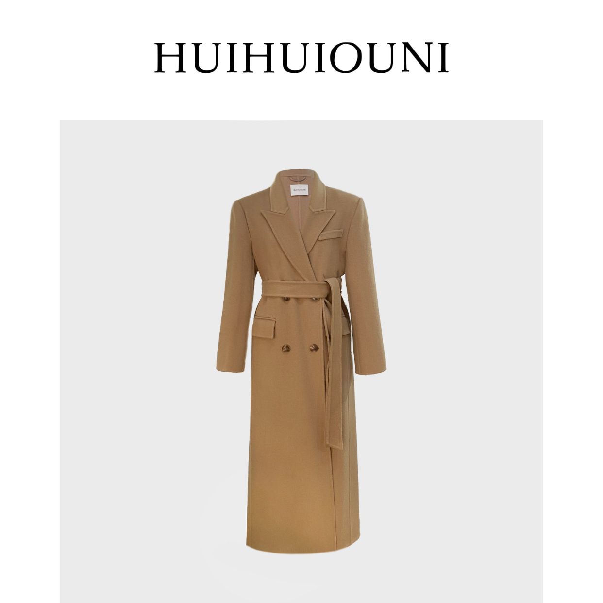 慧慧欧尼  穿出街头走秀风   Designer设计师款收腰加长羊毛大衣