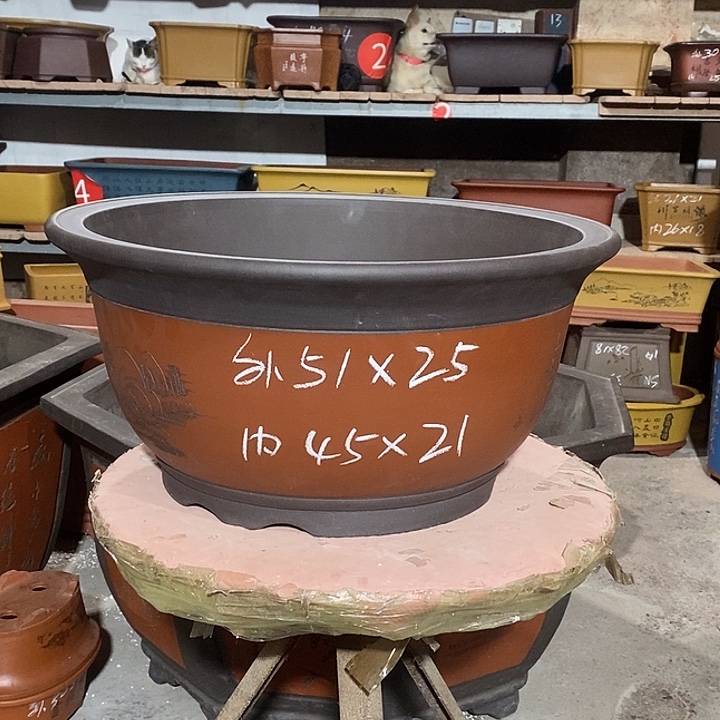 紫砂花盆花盆包邮