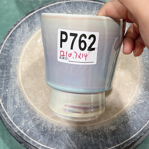 红陶景德镇手工艺品花盆-无孔