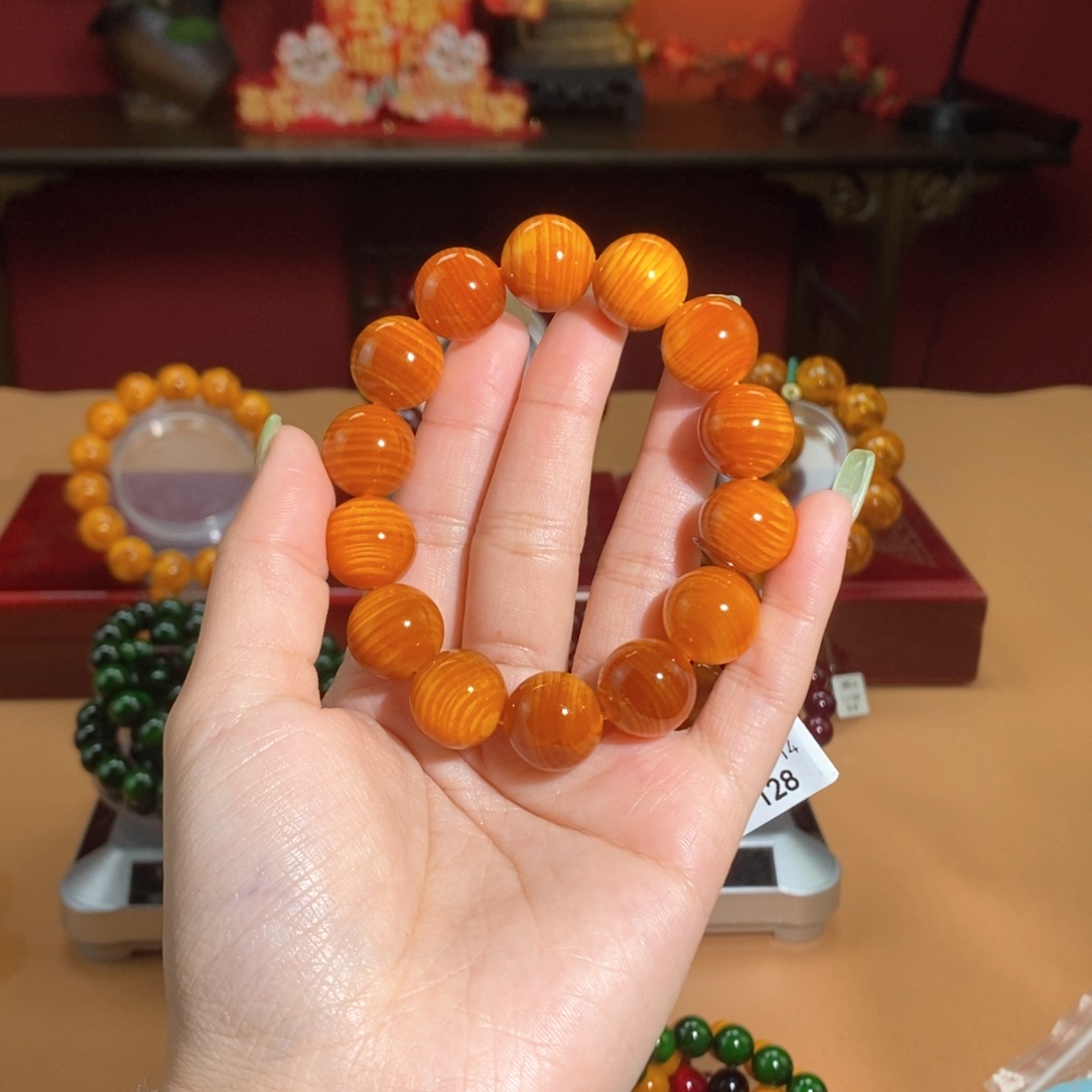贝壳杉洋**意帝王血龙木1.5金丝/圆满珠