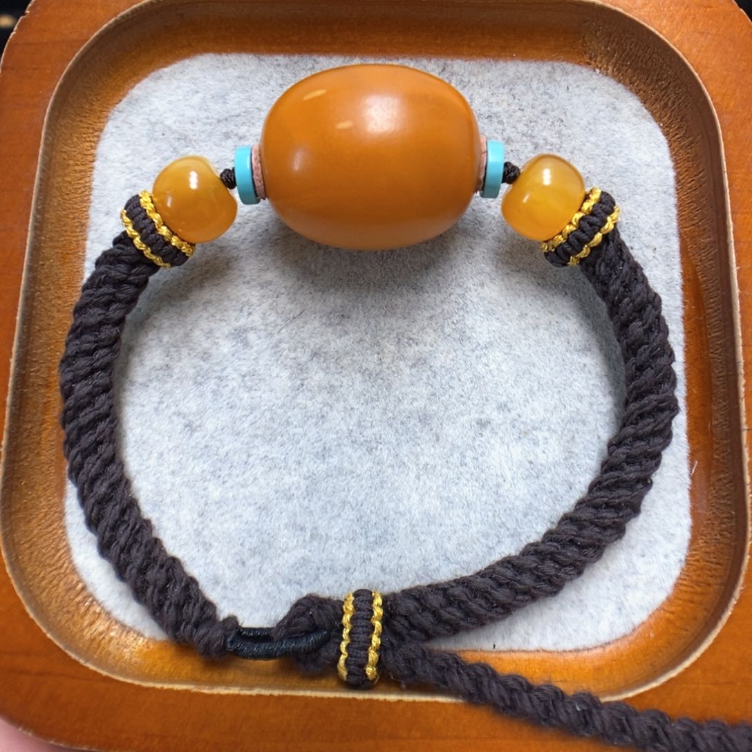 蜜蜡手绳未镶嵌用****2蜜蜡