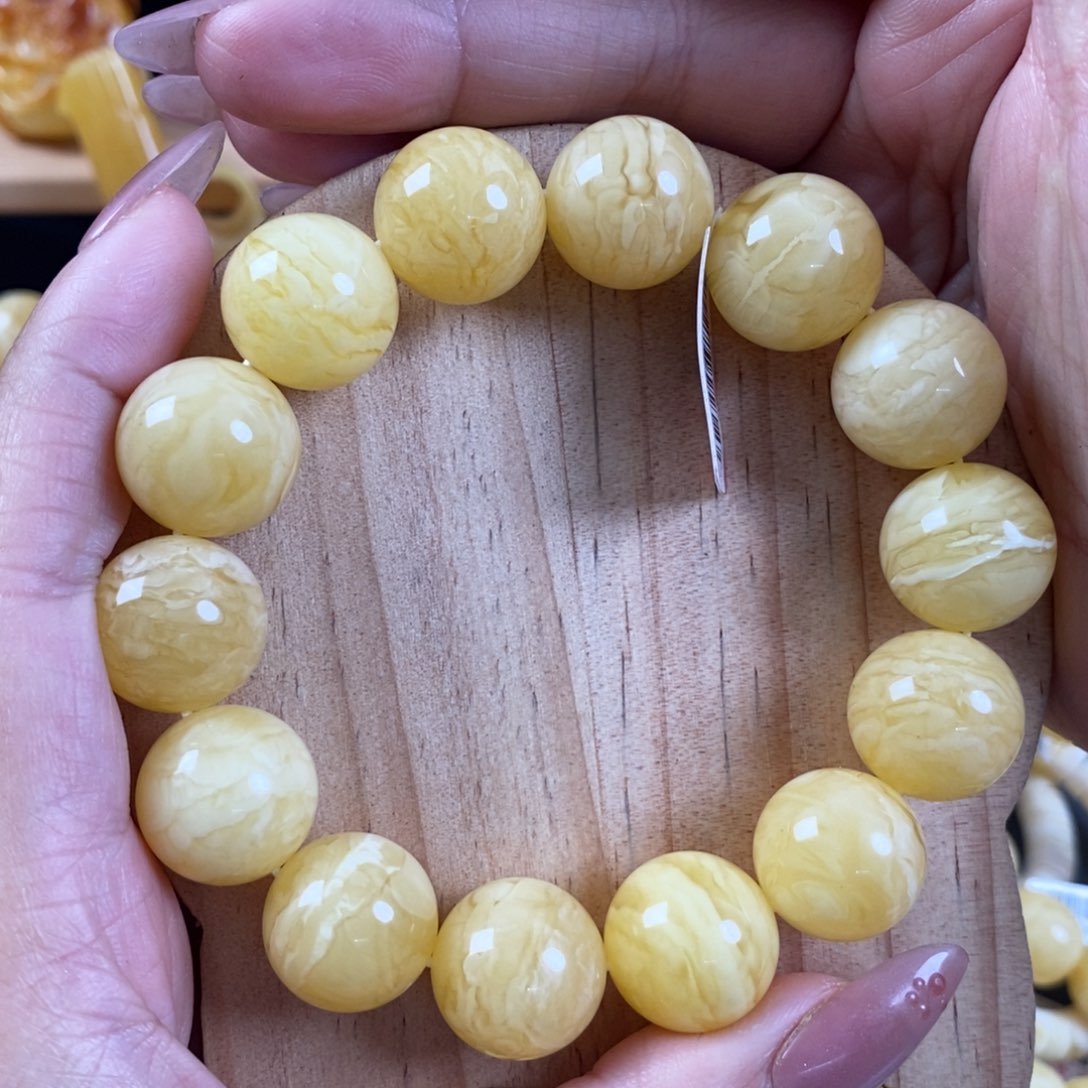 未镶嵌蜜蜡裸石16➕虎皮妖花满蜡