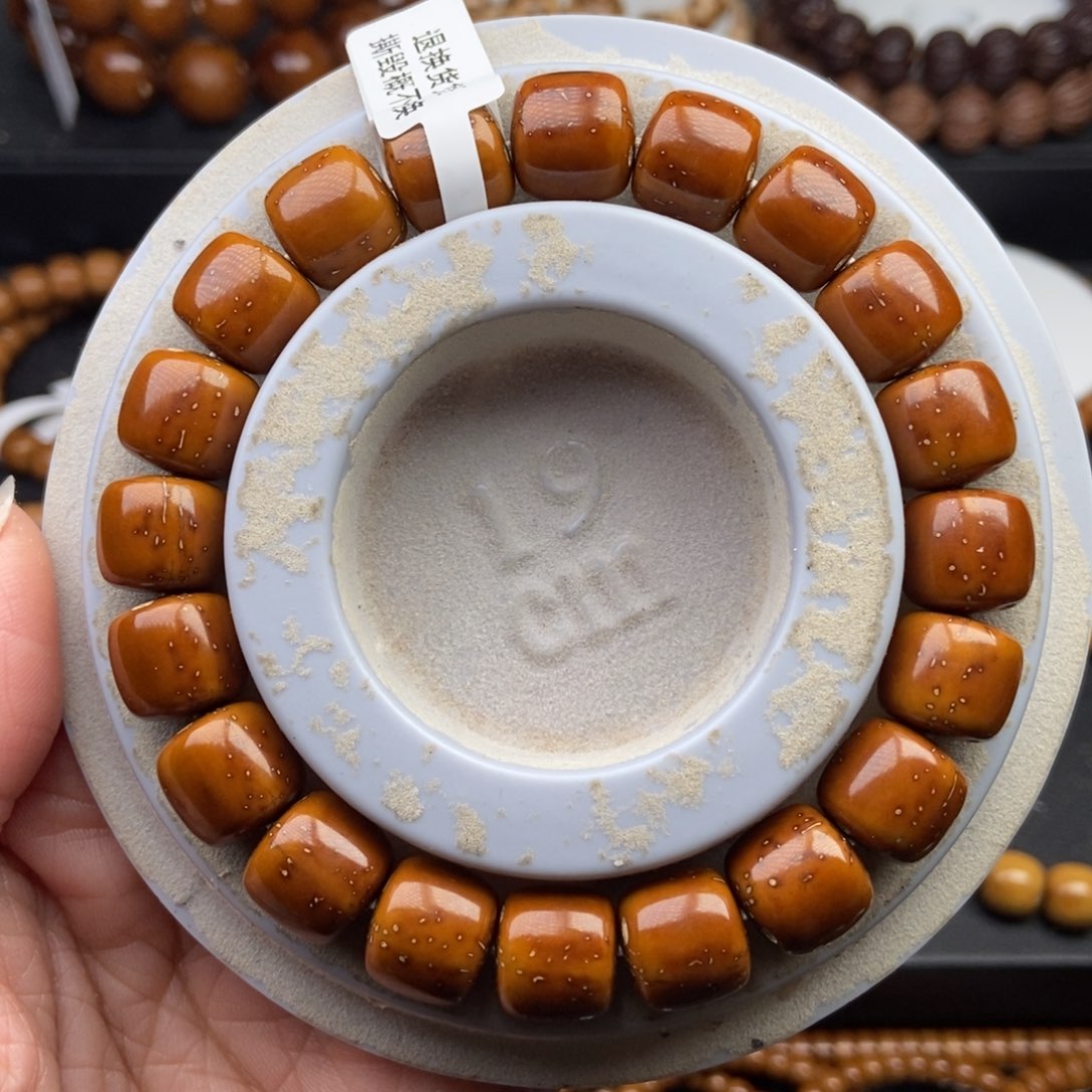 手串紫金鼠12mm近实心天花板短轴道珠