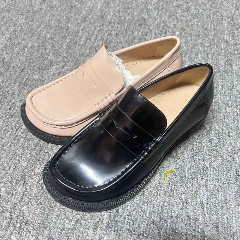 25年新款女鞋时尚潮流女鞋圆头浅口单鞋乐福鞋-0778