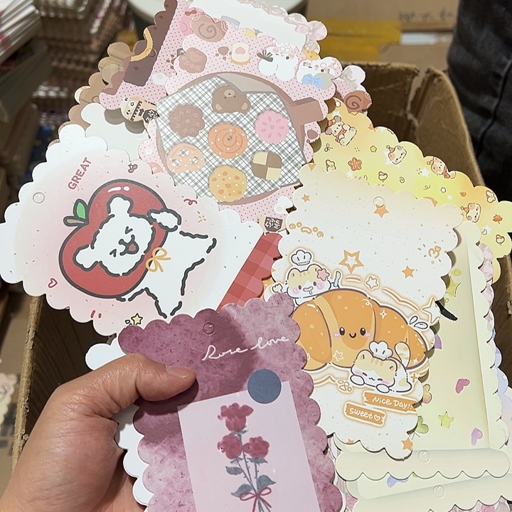 花边8×12混款100张