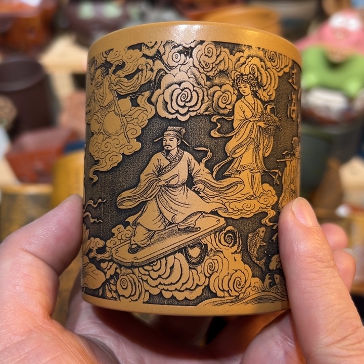 茶杯紫砂宜兴紫砂主人杯