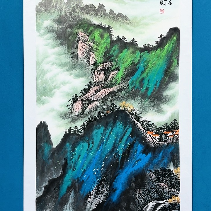 国画书法作品多次参加