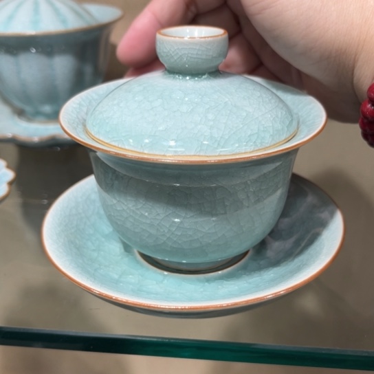 瓷片陶瓷茶具汝瓷茶具