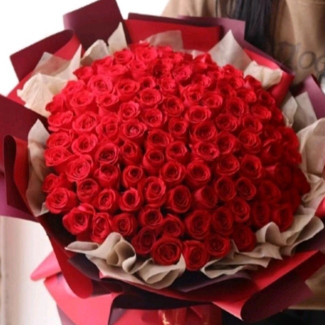 【天长地久】99朵玫瑰花艺鲜花花束生日礼物女士生日鲜花店送花上门