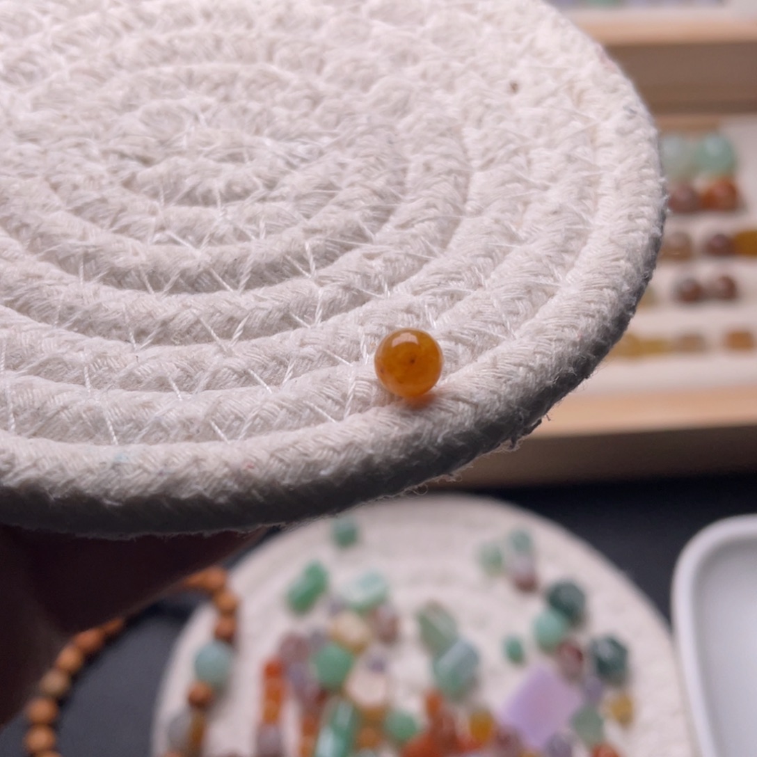 未镶嵌手链翡翠卡6橘特色珠