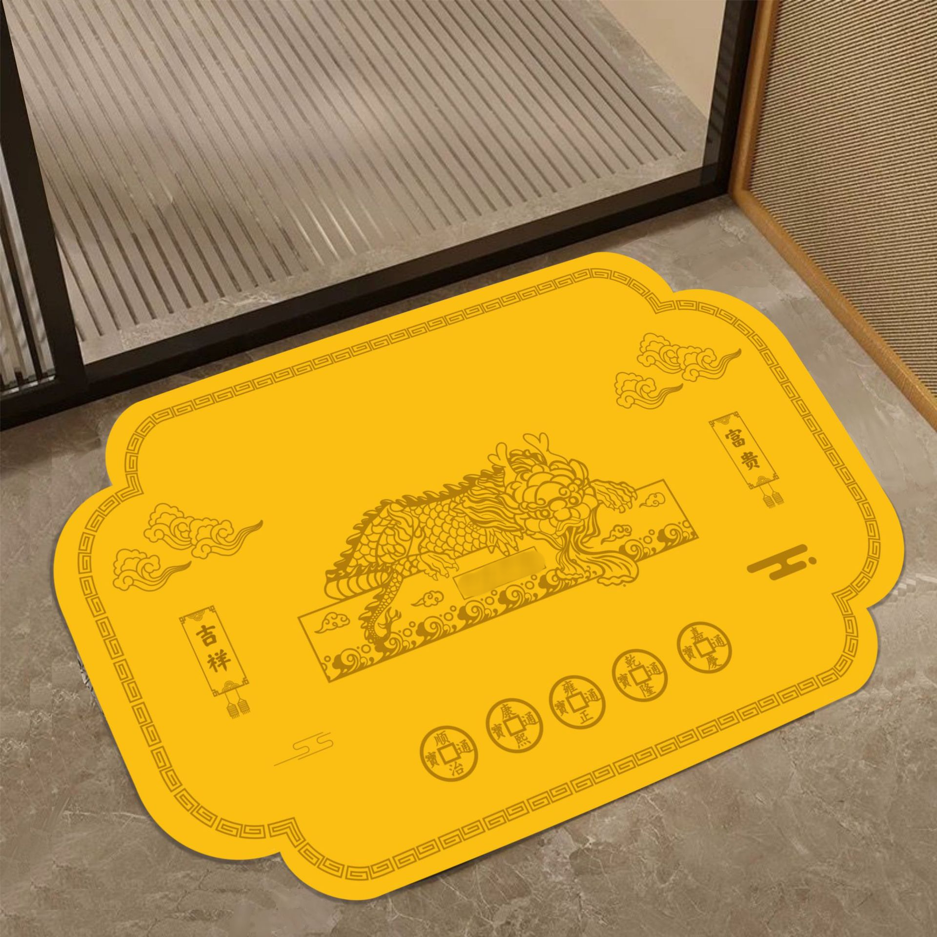 【老师推荐】家用垫子卫生间避水兽厕所防滑脚垫吸水