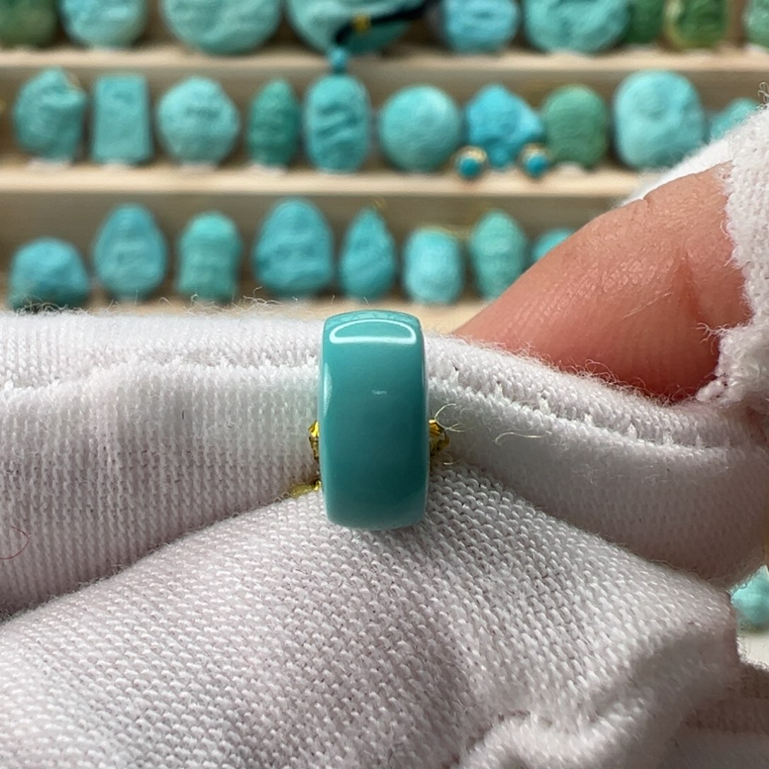 未镶嵌绿松石直切珠9.3x4.6mm