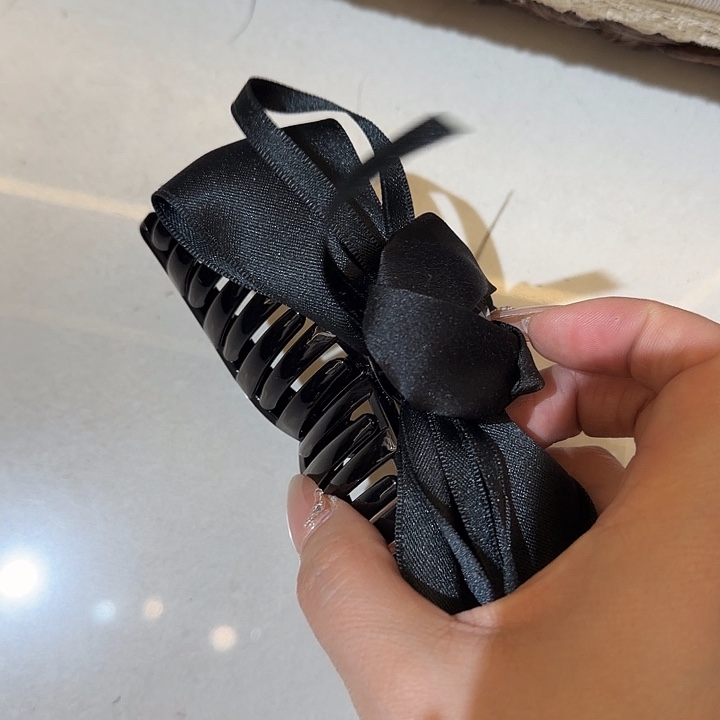 布艺非金属玫瑰不语抓夹-11