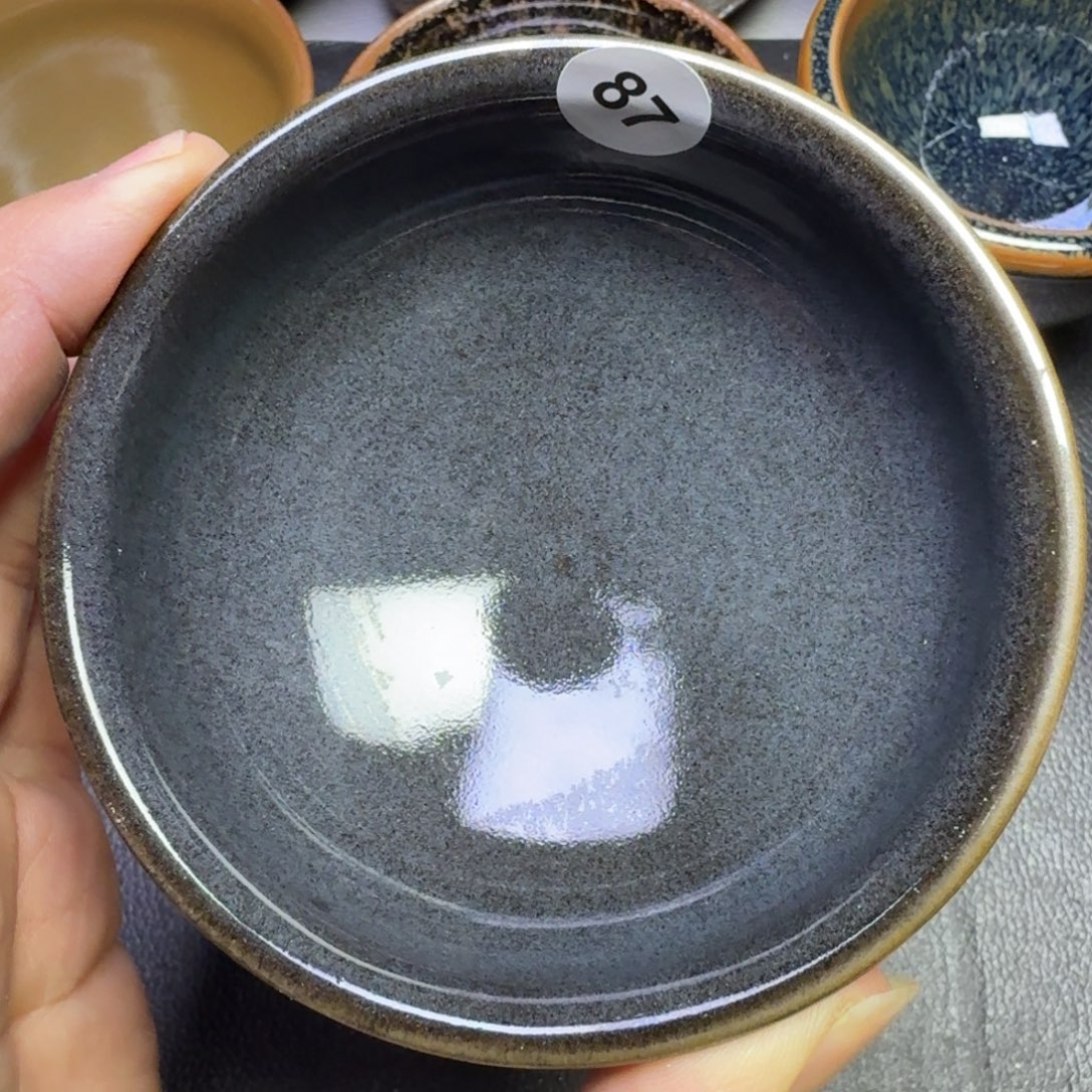 灵***溪摆件古时茶器建窑建盏87