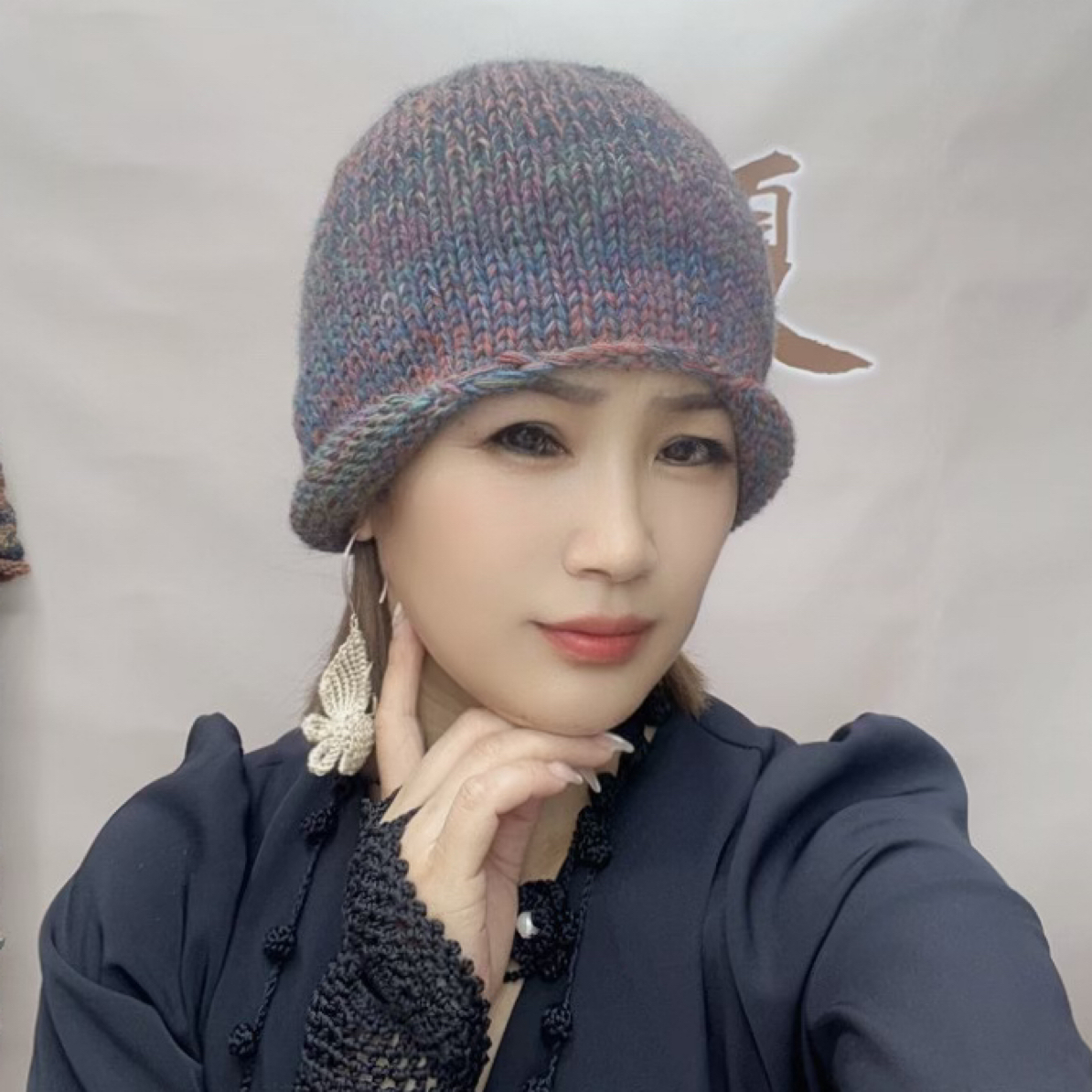 初夏家手工编织街头风高档秋冬护耳帽包头帽冬季冬天帽子针织冷帽