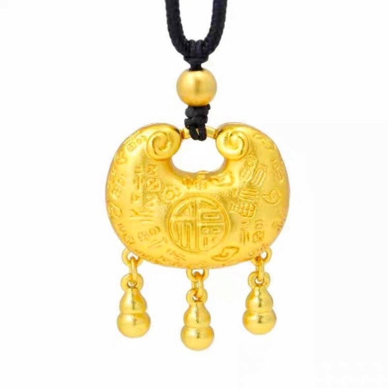 古法传承胖福锁吊坠