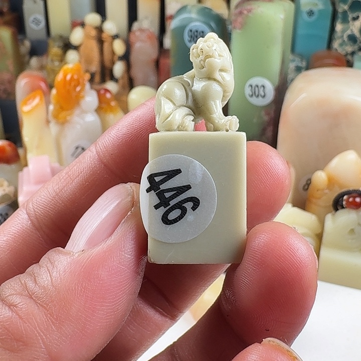 印石青田石印石章料……