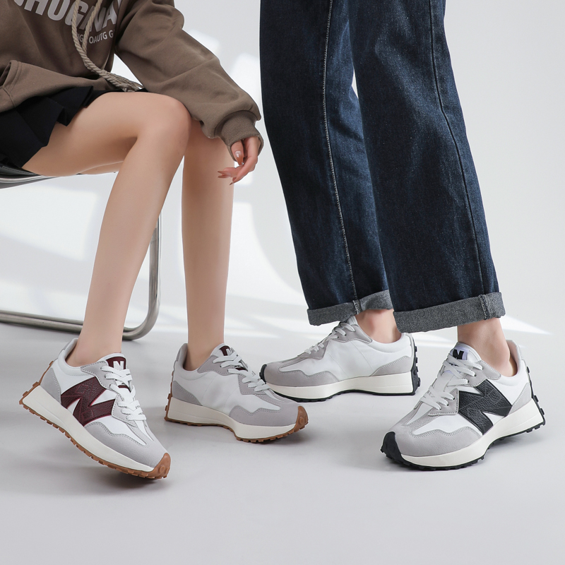 新百伦327情侣经典爆款小蛮腰休闲简约百搭情侣阿甘鞋