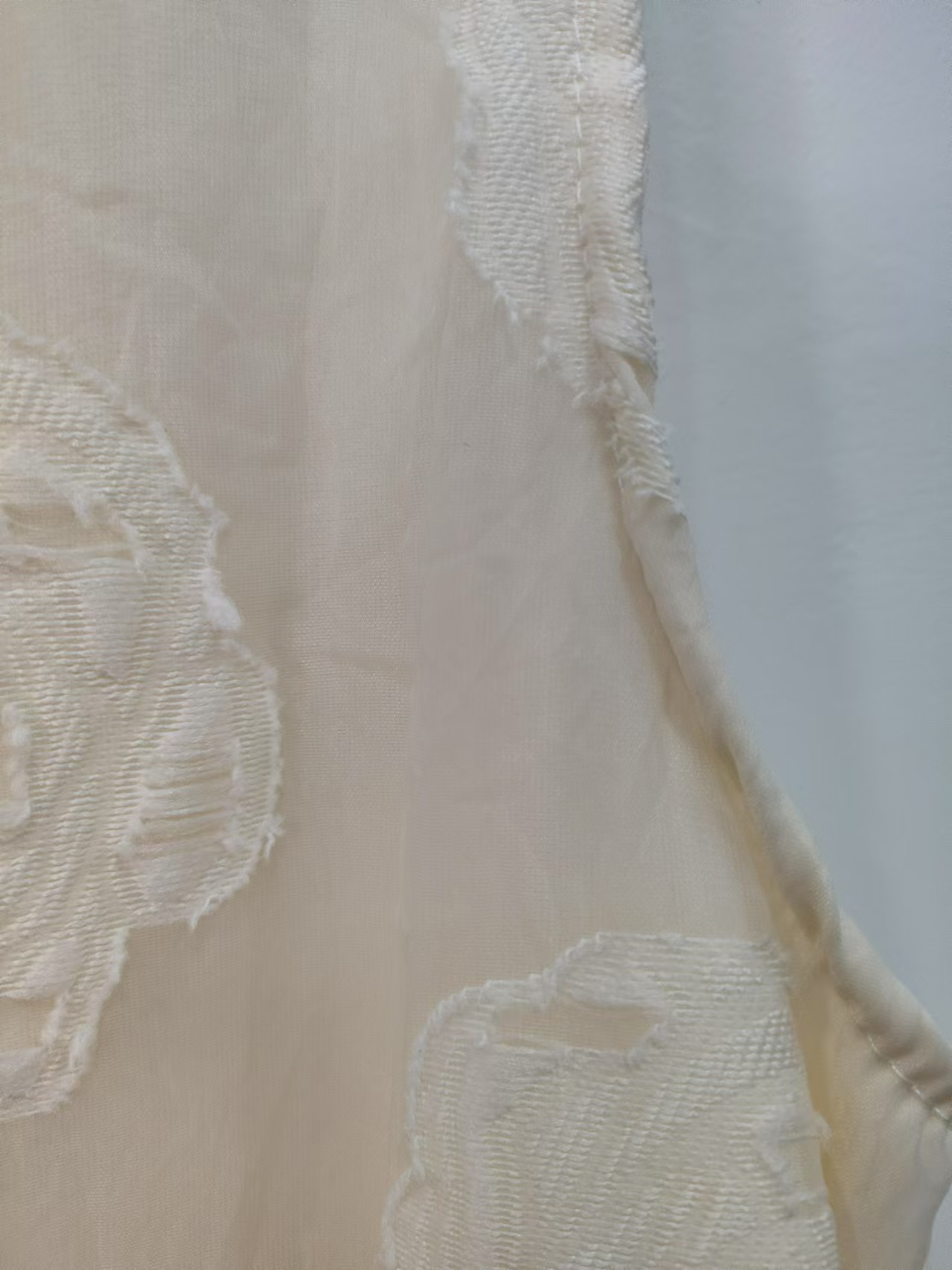 夏季新款法式浮雕提花无袖A字中长款气质优雅连衣裙