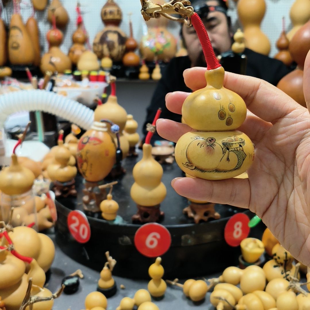 王*美葫芦福禄双全手把件